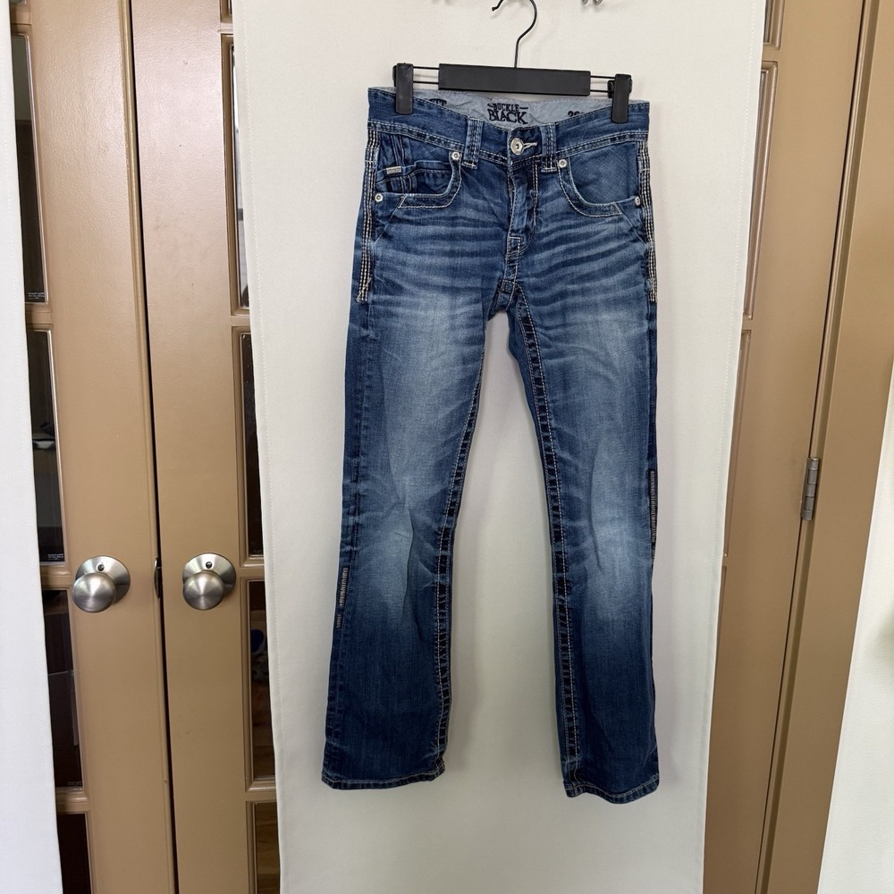 Buckle Black Men's 26x30‎ Blue Medium Wash 3 Fit Boot Cut Denim Jeans